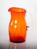 Orange Pitcher Barbara Glassworks