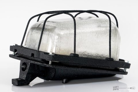Lampa ścienna żeliwna w kolorze czarnym Lampa ścienna żeliwna w kolorze czarnym