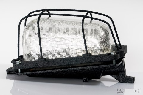 Lampa ścienna żeliwna w kolorze czarnym Lampa ścienna żeliwna w kolorze czarnym