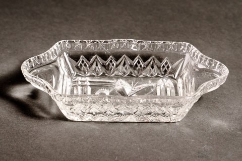 glass butter dish