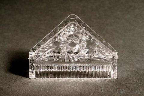 Napkin holder Glassworks J. Stolle Niemen part no. 1224 Napkin holder Glassworks J. Stolle Niemen part no. 1224