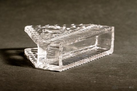 Napkin holder Glassworks J. Stolle Niemen part no. 1224 Napkin holder Glassworks J. Stolle Niemen part no. 1224