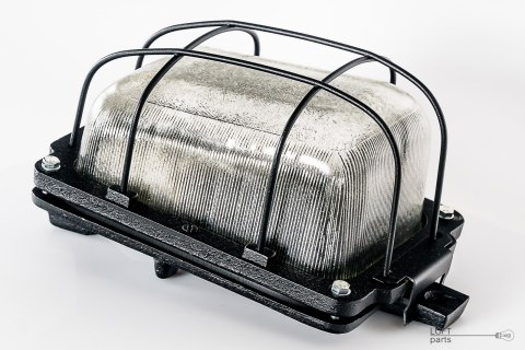Lampa ścienna żeliwna w kolorze czarnym Lampa ścienna żeliwna w kolorze czarnym