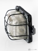 Lampa ścienna żeliwna w kolorze czarnym