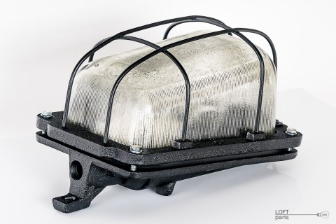 Lampa ścienna żeliwna w kolorze czarnym Lampa ścienna żeliwna w kolorze czarnym
