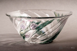 Bowl Tulip Ząbkowice Glassworks