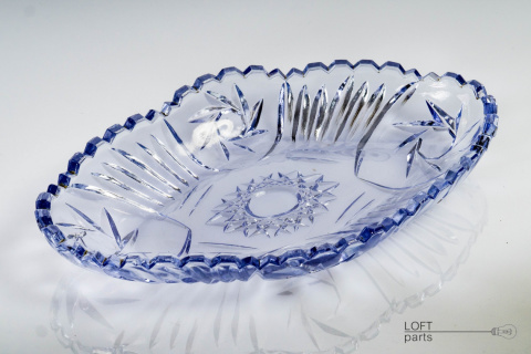 stara szklana żardiniera