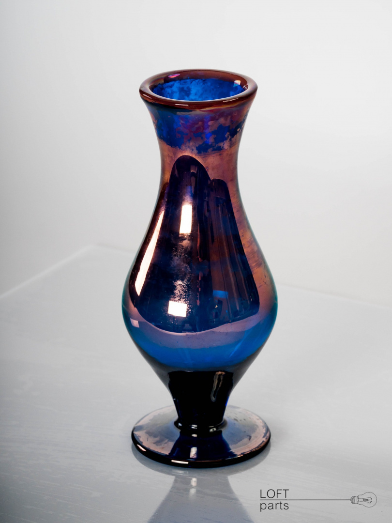 copper vase glassworks hydrangea glassworks