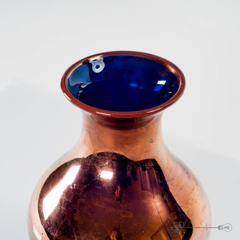 copper vase glassworks hortensja glassworks copper vase glassworks hortensja glassworks