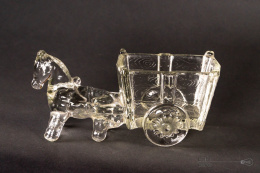 Chocolate box "Donkey with trolley" WMF