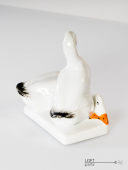 Figurine "Geese" Porcelain Chodzież