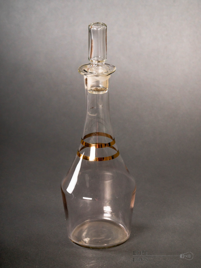 old glass decanter