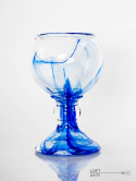 cup alabaster blue glassworks ząbkowice