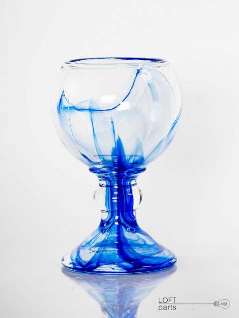 cup alabaster blue glassworks ząbkowice cup alabaster blue glassworks ząbkowice