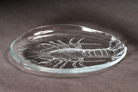 plate lobster glassworks ząbkowice