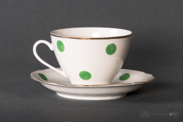 Cup with saucer 'Ćmielów