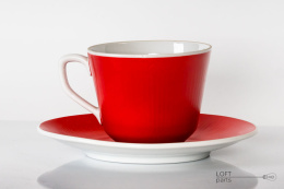Cup with saucer Porcelain Factory Wałbrzych