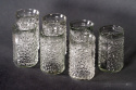 Glasses ''Ice grit'' Glassworks Prądniczanka
