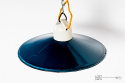 old enamelled lamp