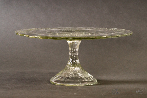 cake plate almonds glassworks ząbkowice cake plate almonds glassworks ząbkowice
