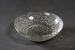 Saucer ''Ice grit'' Glassworks Prądniczanka
