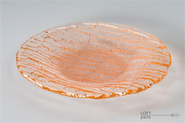 Plate ''Igloo'' Glassworks Ząbkowice proj. Erika Trzewik-Drost
