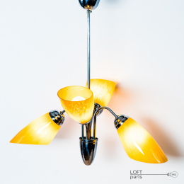 Chandelier type 596 Spółdzielnia Pracy Metalelektrot Radom