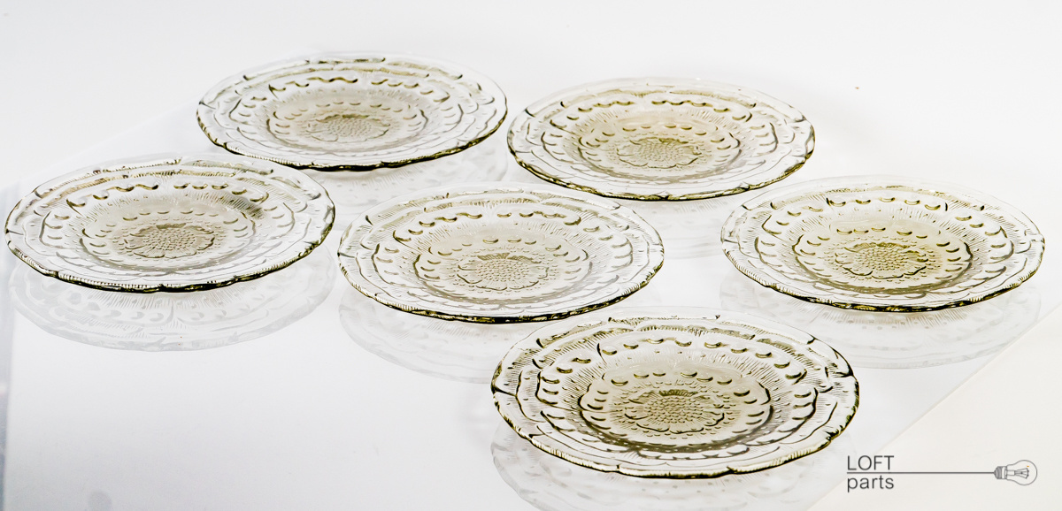 plates flora glassworks ząbkowice