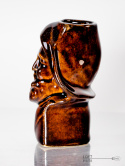 Fisherman ceramic vase