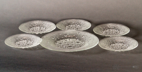 Set of asteroids glassworks Ząbkowice Set of asteroids glassworks Ząbkowice