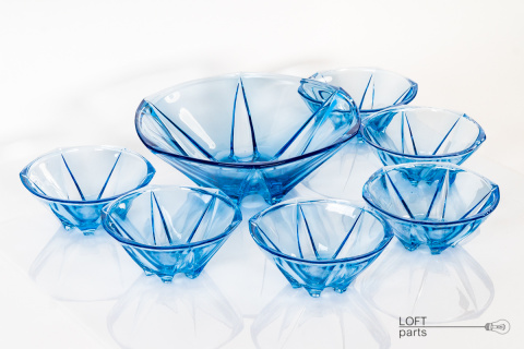 Set of salad bowls Glassworks Ząbkowice Set of salad bowls Glassworks Ząbkowice