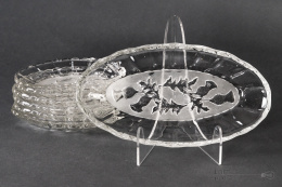 Set of herring plates ''Osty'' HSG Ząbkowice ref. no. 1279
