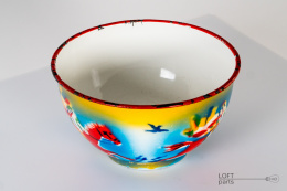 Enameled bowl Olkusz