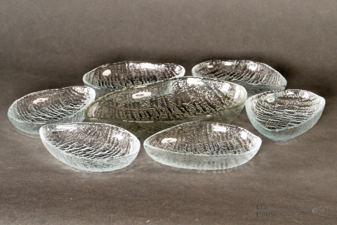 Herring plates Igloo Glassworks Ząbkowice Herring plates Igloo Glassworks Ząbkowice