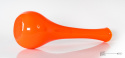 large orange vase