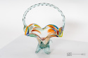 glass TV basket
