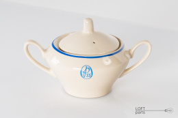 Chodzież Porcelain Sugar Bowl for PSS Społem