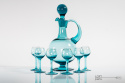 carafe with art deco glasses