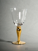 glass with golden leg