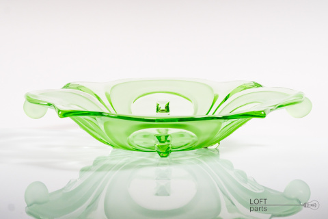Plate Irene Walther Glas Plate Irene Walther Glas