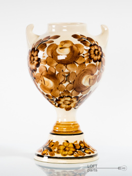 Amphora Faience Plant Circle