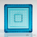 Turquoise glass block PRL
