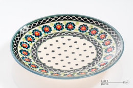 Plate Artistic Ceramics Visa Bolesławiec