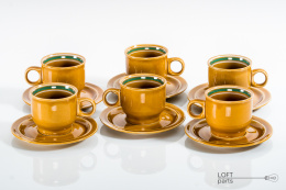 Cups with saucers ZPS Pruszków