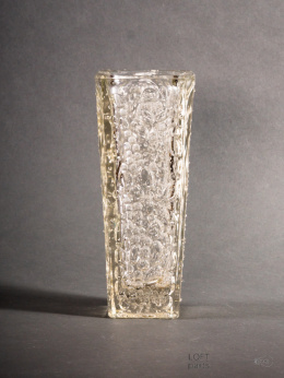 Vase glassworks hortensja PRL