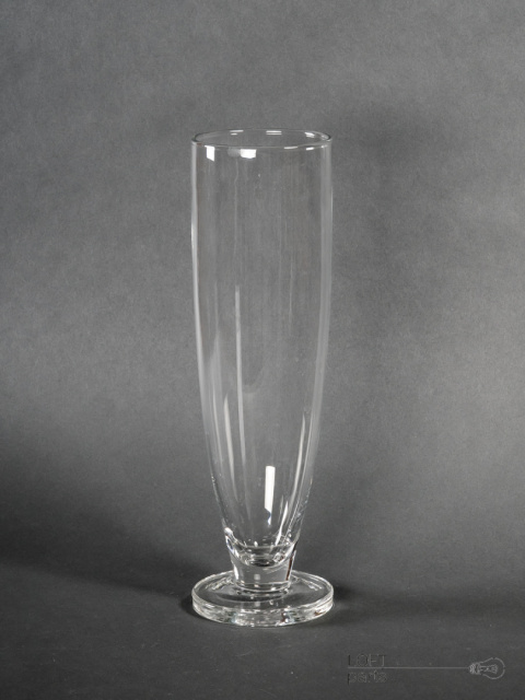 large colorless vase