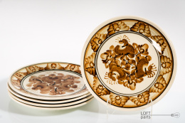 Faience Koło plate Set