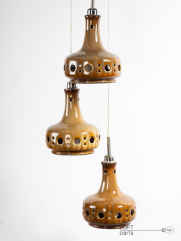 Pendant lamp ''Calabash'' Mirostowice design. Adam Sadulski cat. no. P12/OW-211