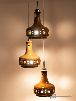 Pendant lamp ''Calabash'' Mirostowice design. Adam Sadulski cat. no. P12/OW-211