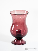 Purple Glass Antico Candle Holder